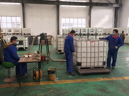 胜园街道：巾帼创业项目—东营市盛基环保工程有限公司复工