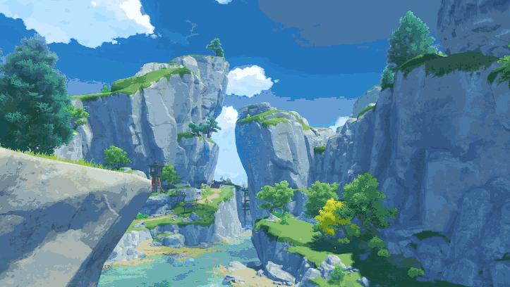 原神里面的石门怎么开（原神岩之印采集点）