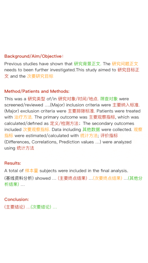 「sci写作干货」巧用万能模版，写出满分摘要
