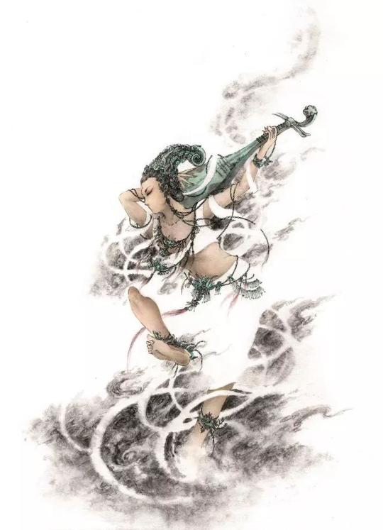 sunera纹身素材丨《洛煌笈》神仙画师笔下的神仙是什么样子的？