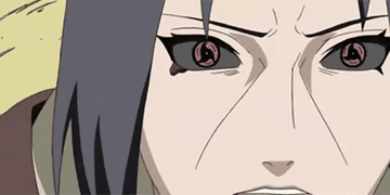 火影忍者睁眼写轮眼邪恶表情