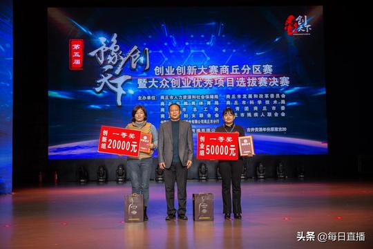 “豫创天下”创业创新大赛商丘分区赛暨大众创业项目选拔赛落幕