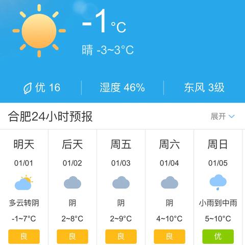 【合肥未来30天天气预报】合肥未来一个月天气情况查询