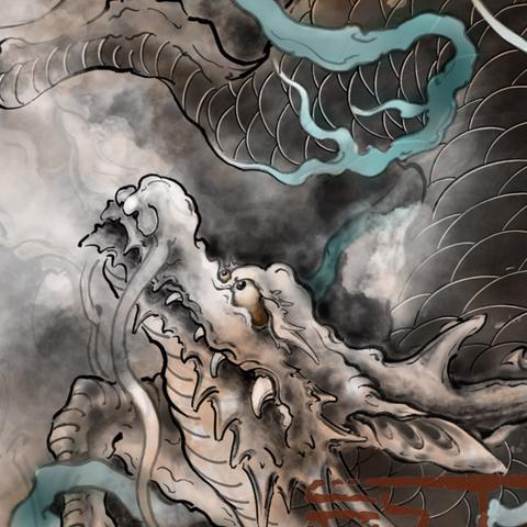 麒麟纹身图案大全胸前的长尾关键词有什么