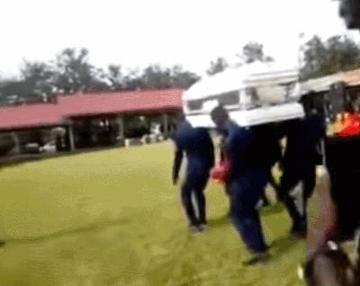 黑人抬棺材幽默表情包