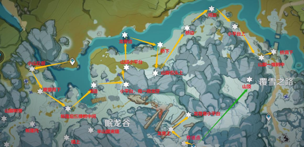 原神雪山中的冰怎么调查（原神雪山八个圆盘解密）