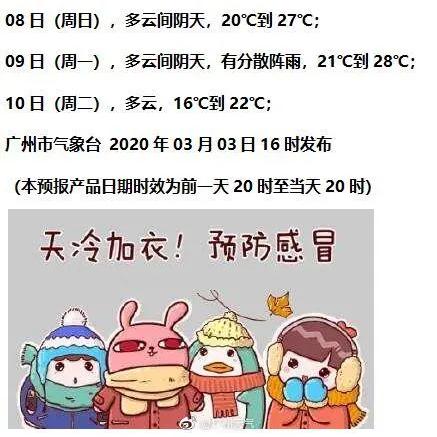 【广州未来7天天气预报】广州未来一周天气情况
