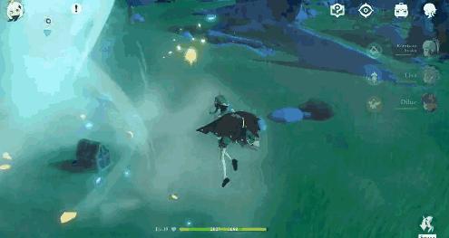 原神电脑怎么进入行走模式（原神蓝色头发的角色）