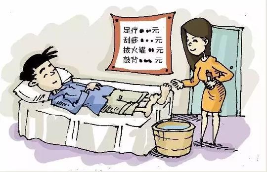 足浴店生意不好，于是想起歪点子！