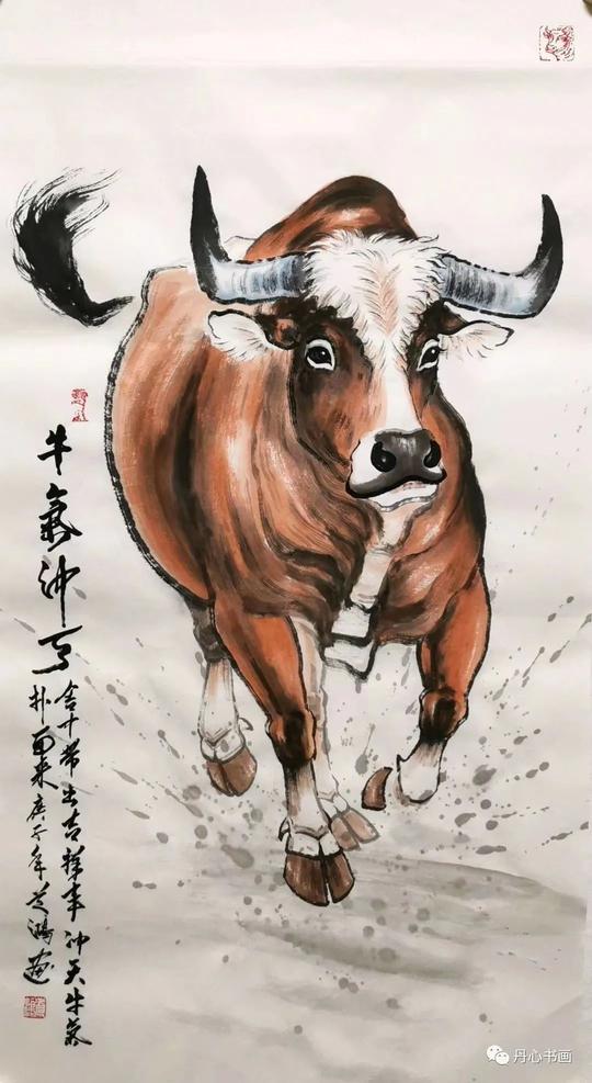 鸿运当头，牛气冲天｜青年实力派画家孙振伟（道鸿）
