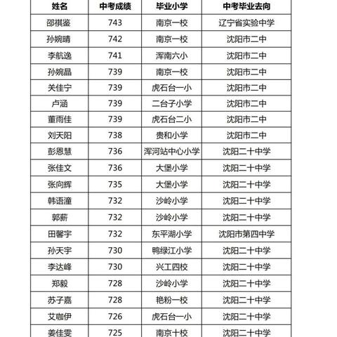 沈阳市志成中学怎么查分