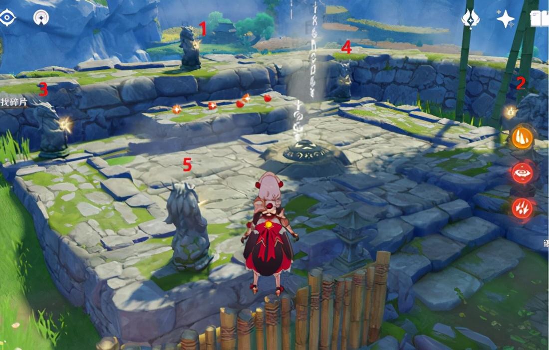 原神怎么激活元素石像（新手玩原神怎么可以把风神这个石像的任务完成）