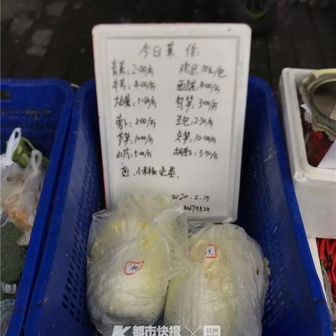 【杭州今日菜价】2025年7月13日杭州菜价是多少