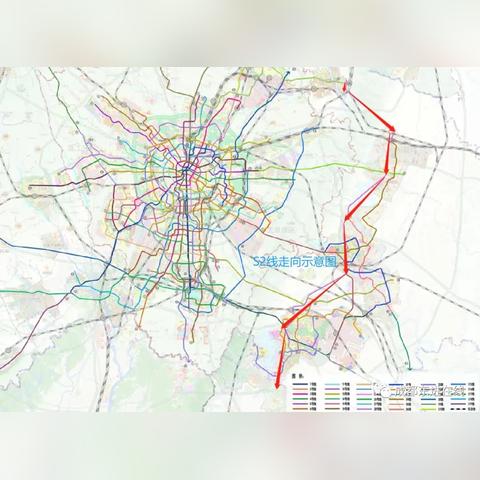 成都市地铁s2金堂段线路图的长尾关键词有什么