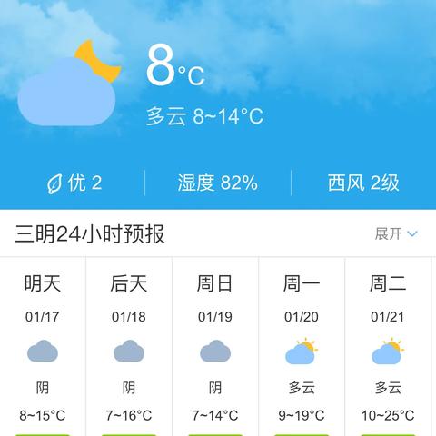 【福建未来30天天气预报】福建未来一个月天气情况查询