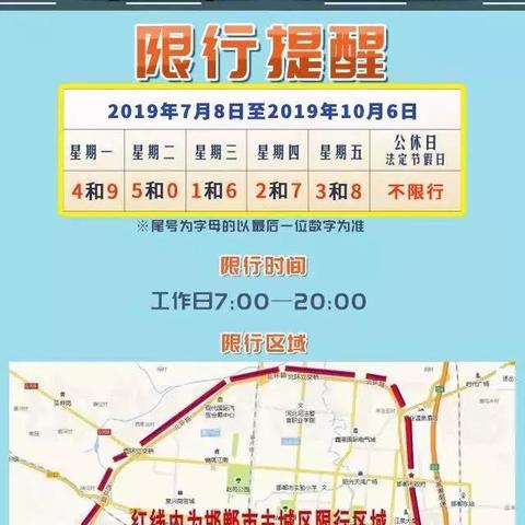 邯郸市周二限行多少号的长尾关键词有哪些