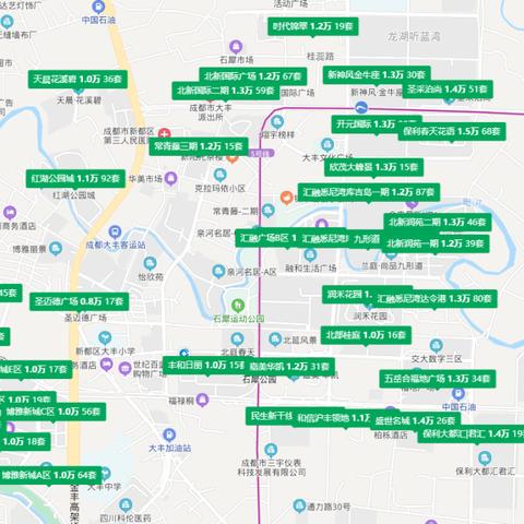 成都市大丰镇房价是多少的长尾关键词有哪些