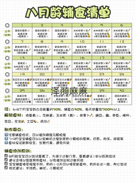 10个月宝宝辅食食谱推荐