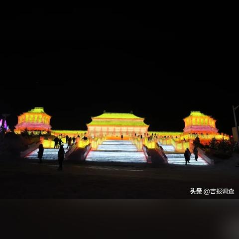 长春市晚上哪里有冰灯