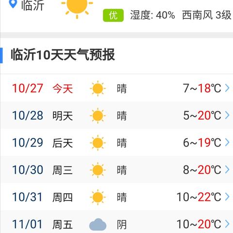 2025.12.27临沂最新天气预报查询