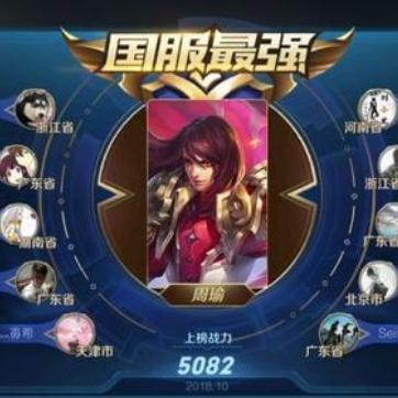 王昭君战力多少上县榜？