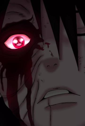 火影忍者睁眼写轮眼邪恶表情