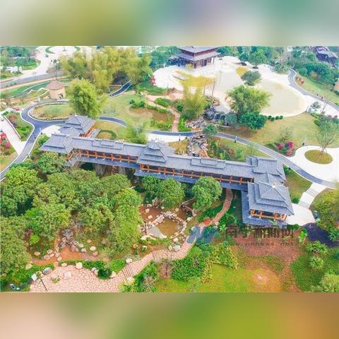 南宁市园博园建筑怎么画