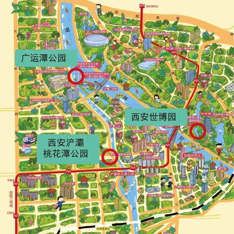 西安市的三维地图怎么画