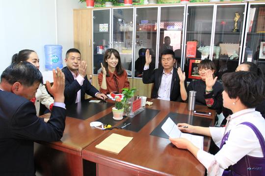 张掖市甘州区万家社区便民市场有限公司工会联合会成立
