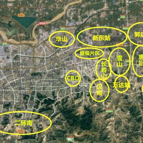 济南各行政区划分的地图？