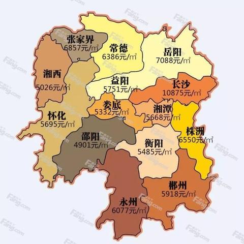 长沙市的地图长什么样