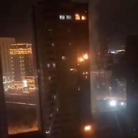 沈阳市哪个酒店发生火灾了