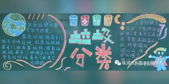 「黑板报评比」垃圾分类我行动