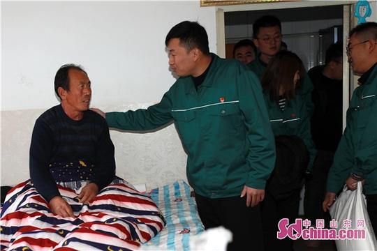 退伍不褪色烟台创业复转军人为病困老兵送温暖