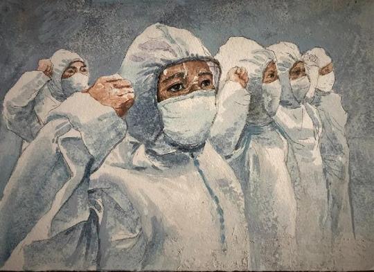 “小人书”致敬白衣天使！川美教授陈树中抗疫连环画《一线》登上人民日报