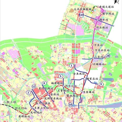 成都市公交地铁线路手册的长尾关键词有什么