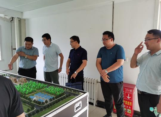 【桃园动态】山东湛蓝生物科技有限公司到桃园镇对接人才创新创业大赛落地项目