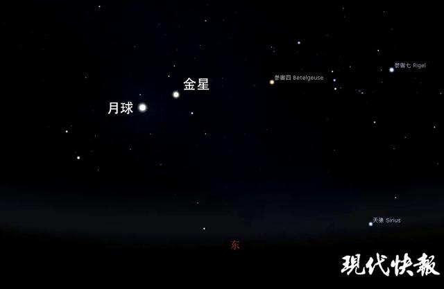 9月25日双星伴月什么时候出现