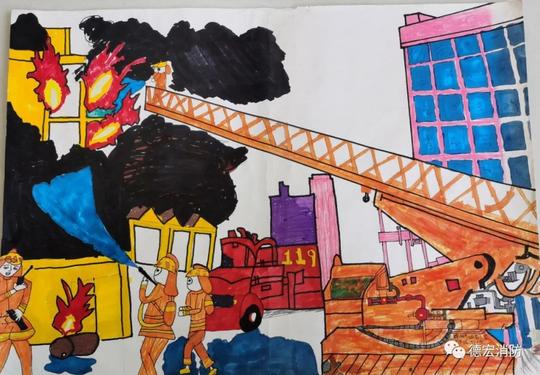 快看~这届“小小消防员”绘画征文获奖作品太优秀了