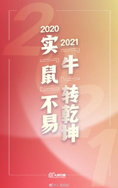 2020再见2021我来了图片句子大全