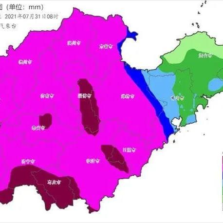 济南市哪个区下的雨最大