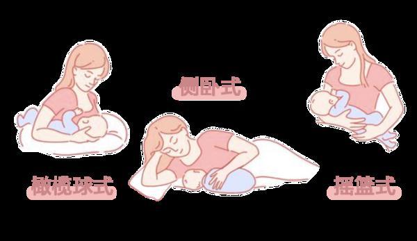 四个哺乳姿势的特点