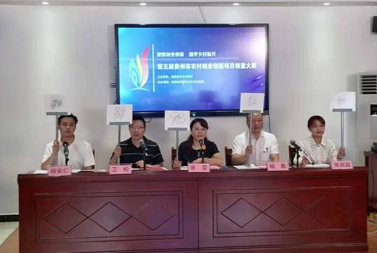 第五届贵州省农村创业创新项目创意大赛角出各奖项