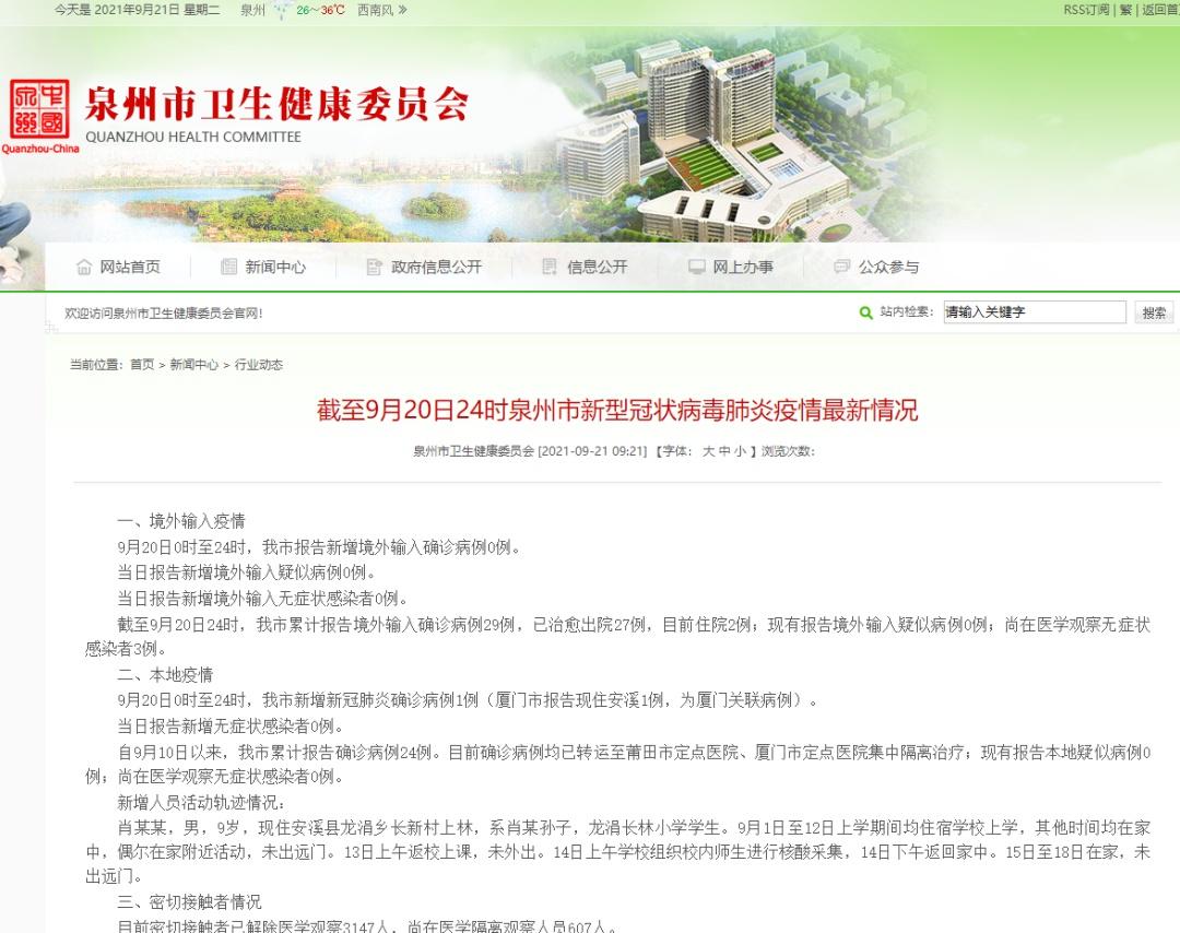 福建省报告新增病例
 ,福建省报告新增病例最新消息