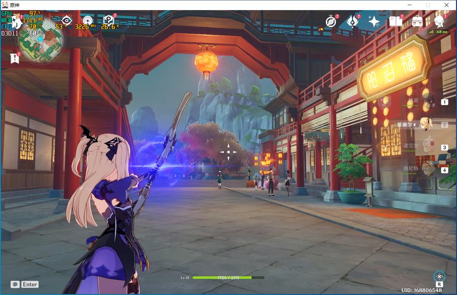 怎么自由调整原神窗口大小（游戏小窗口进不了全屏）