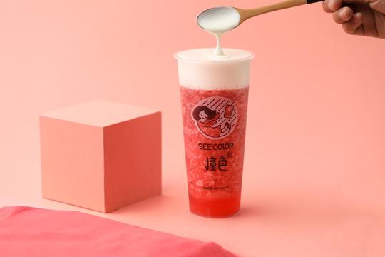 双品类高颜值“seecolor撞色”饮品店，燃爆你的创业心
