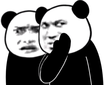 超大熊猫头表情包动图表情包