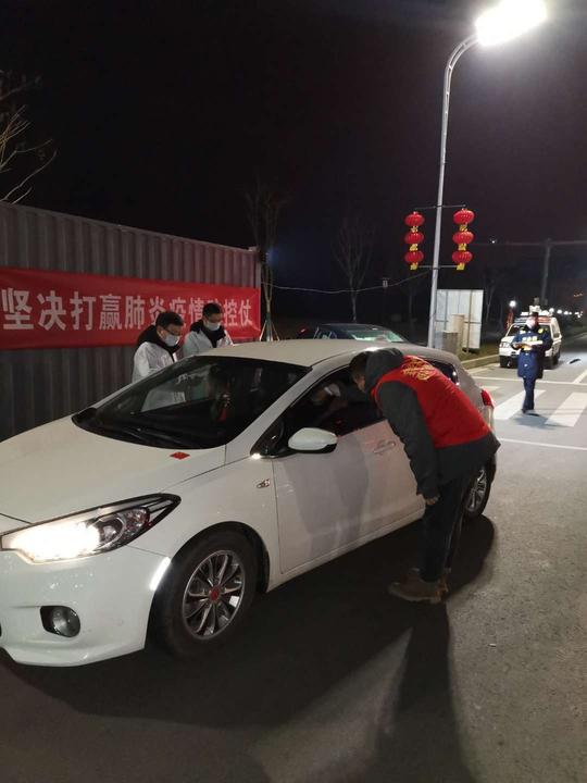 句容宝华镇狙击疫情进行中