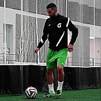 足球旋转球怎么打