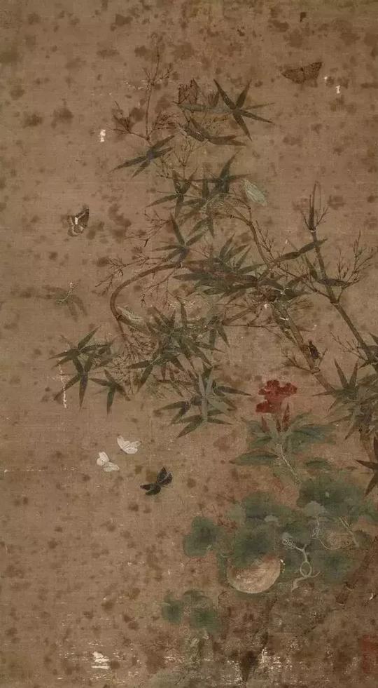他是北宋画花极有生意，色彩最好的花鸟画家